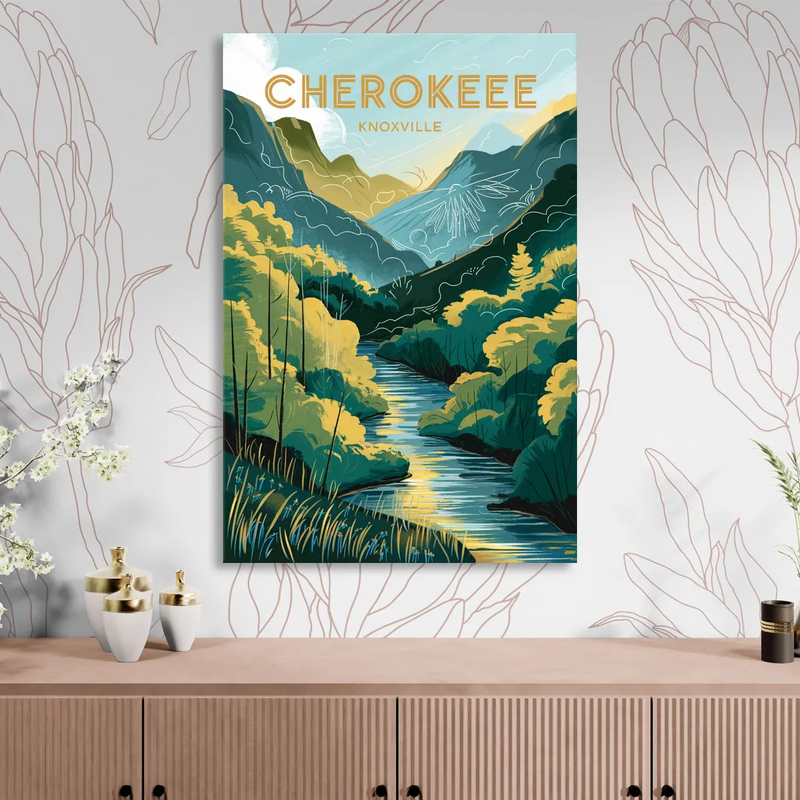 Knoxville Cherokee Heritage Living Room - Canvas Wall Art
