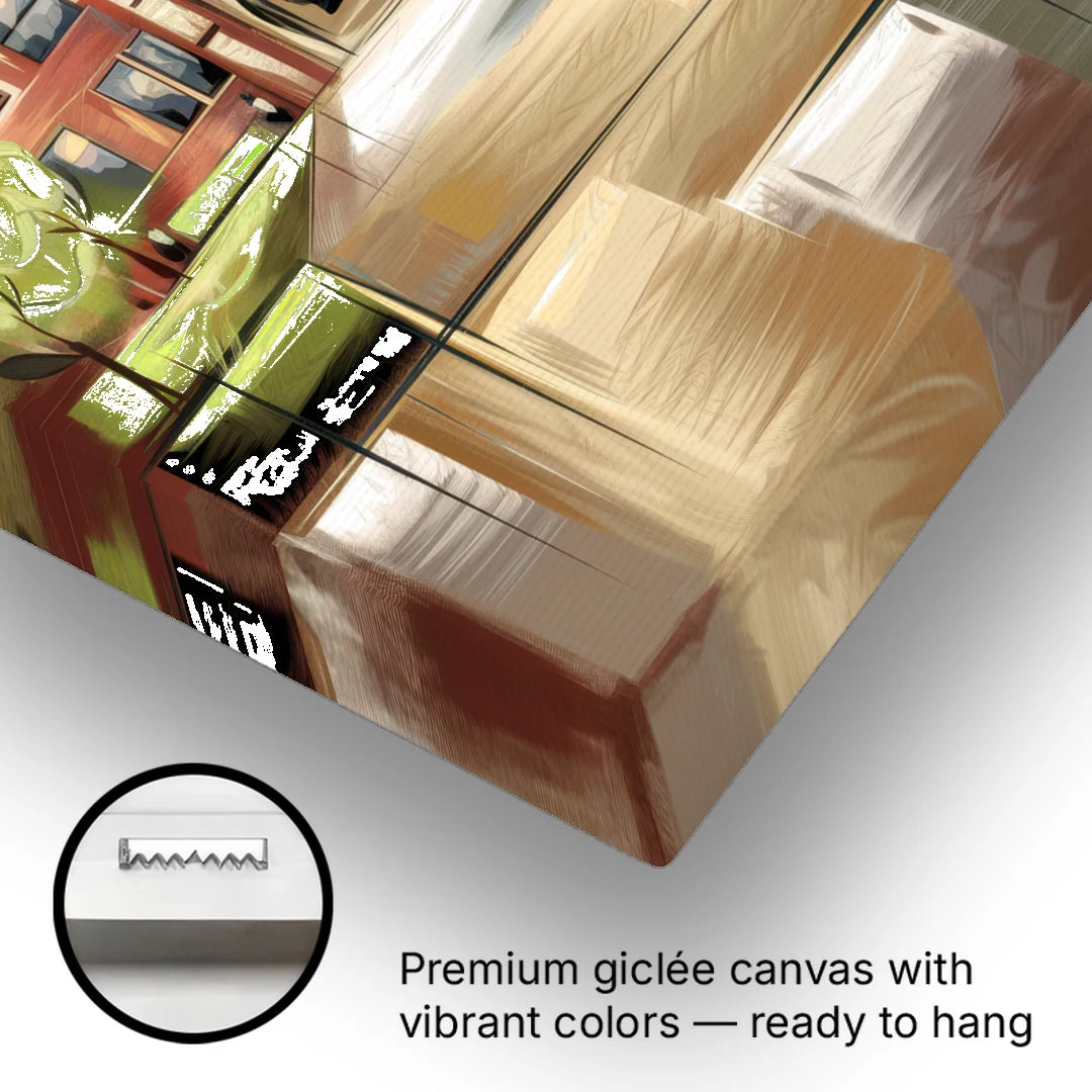 Knoxville College Spirit - Canvas Wall Art - Gallery Wrap Corner