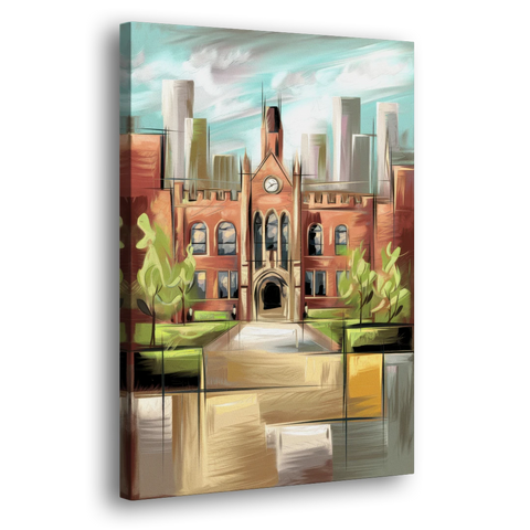 Knoxville College Spirit - Canvas Wall Art - Side