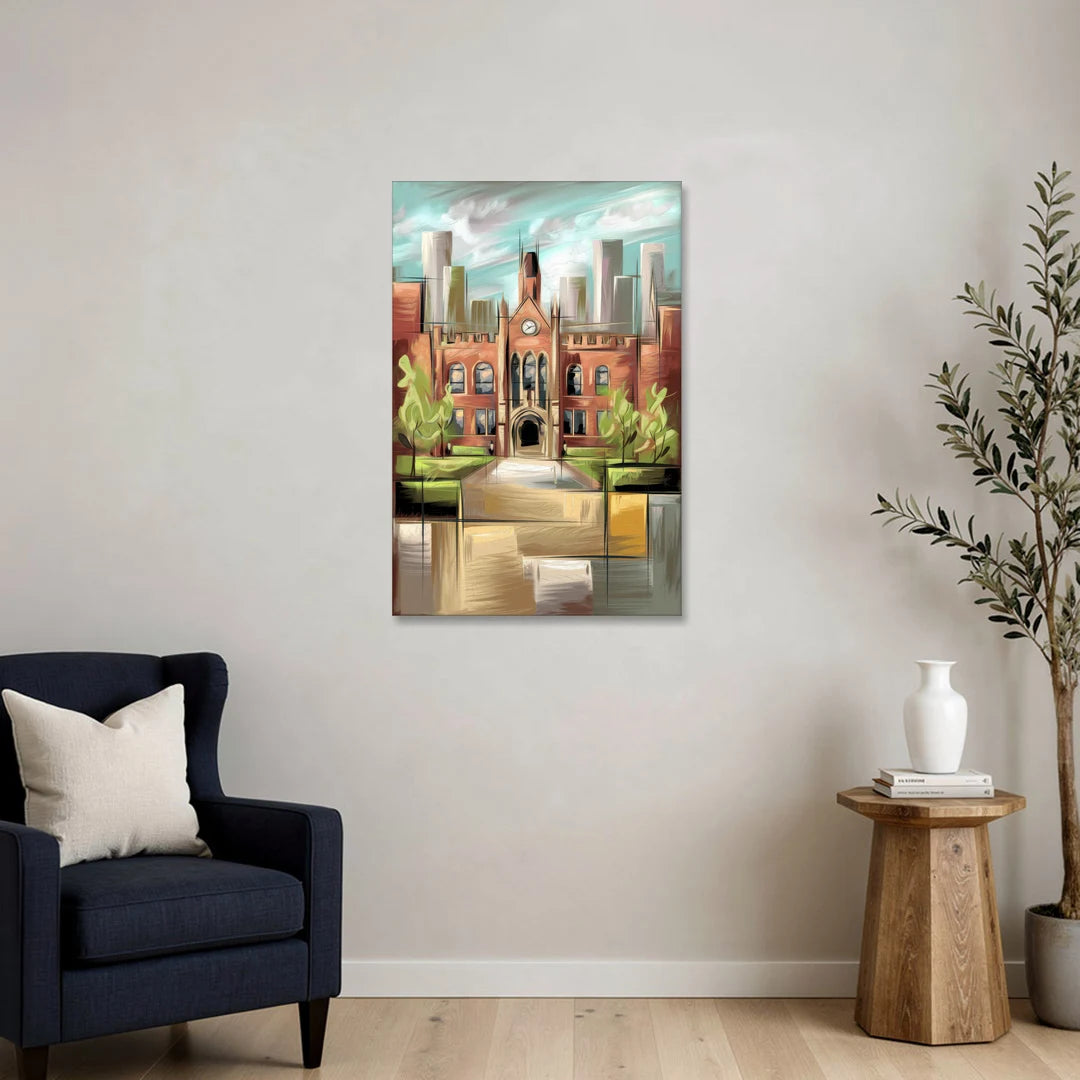Knoxville College Spirit - Canvas Wall Art - Sofa - 24x36