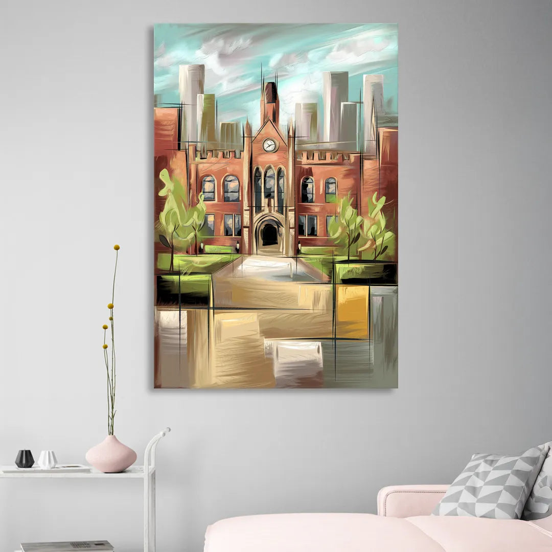 Knoxville College Spirit Sitting Room - Canvas Wall Art