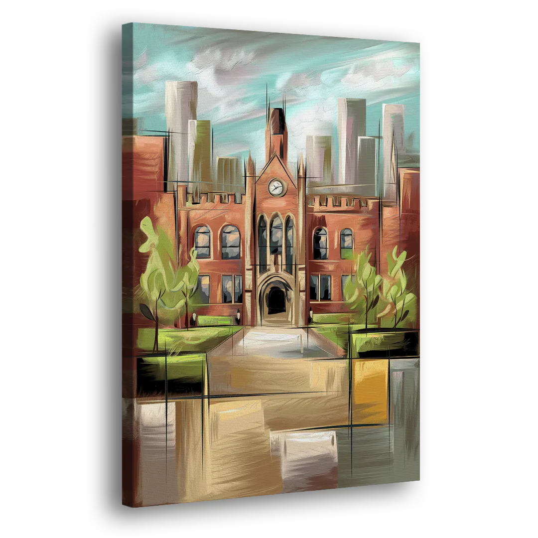 Knoxville College Spirit Side - Canvas Wall Art