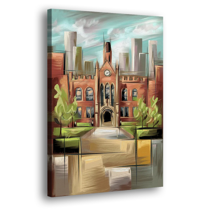 Knoxville College Spirit Side - Canvas Wall Art