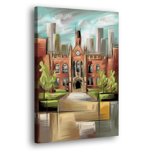 Knoxville College Spirit Side - Canvas Wall Art