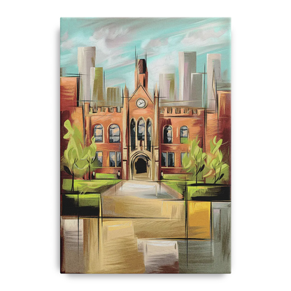 Knoxville College Spirit Front - Canvas Wall Art
