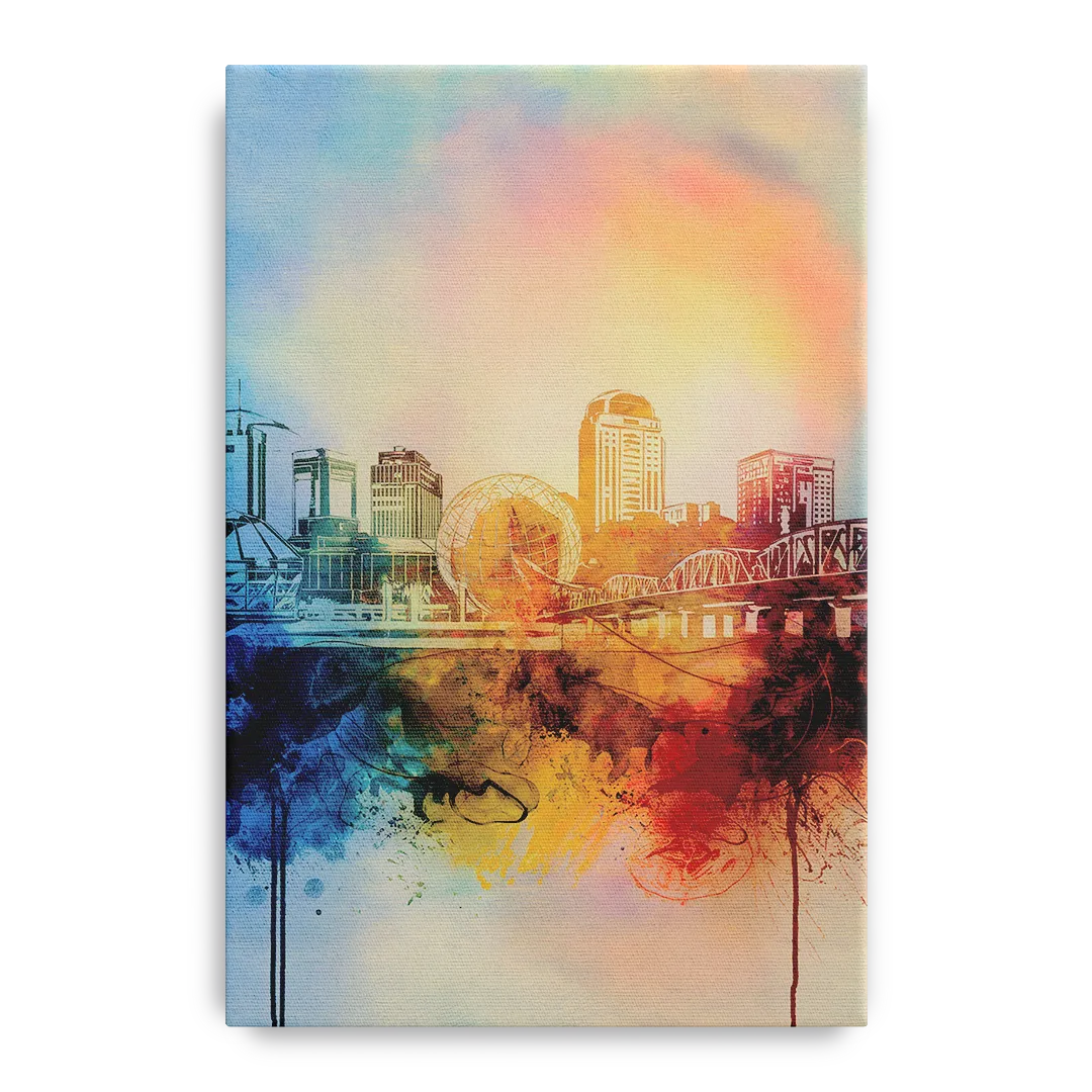 Knoxville Historic Landmarks Front - Canvas Wall Art