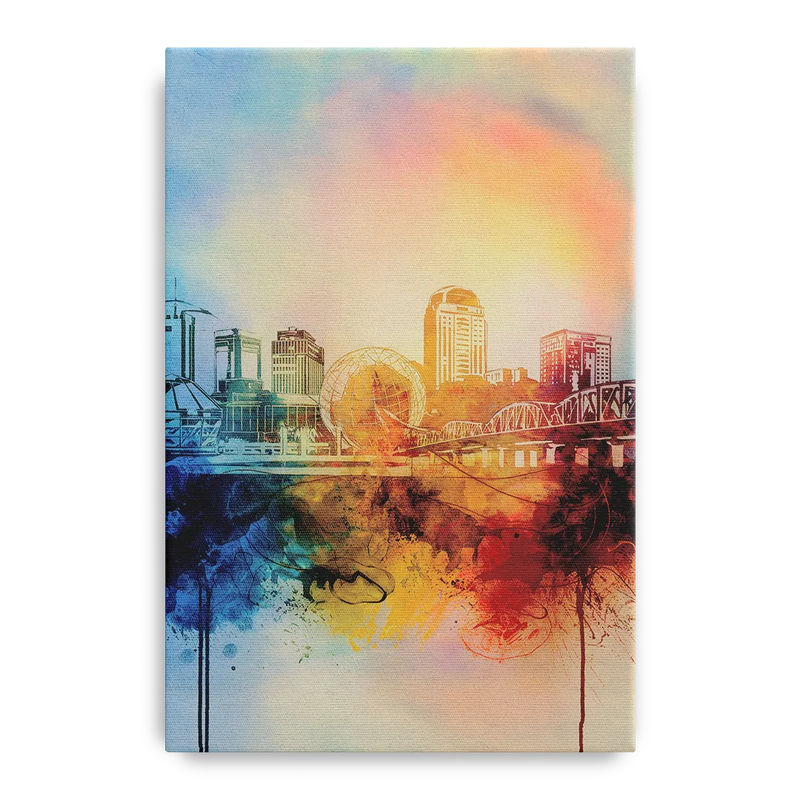 Knoxville Historic Landmarks Front - Canvas Wall Art