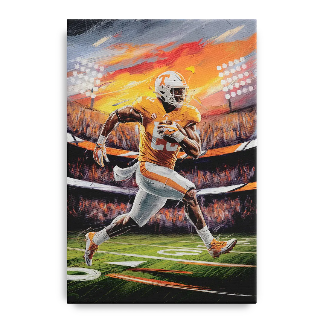 Knoxville Vols Game Day Front - Canvas Wall Art