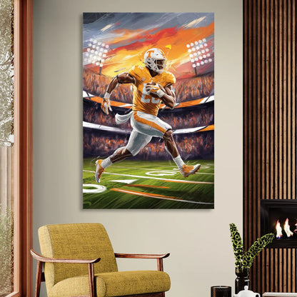 Knoxville Vols Game Day Sitting Room - Canvas Wall Art