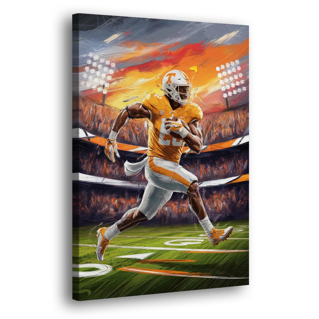 Knoxville Vols Game Day Side - Canvas Wall Art