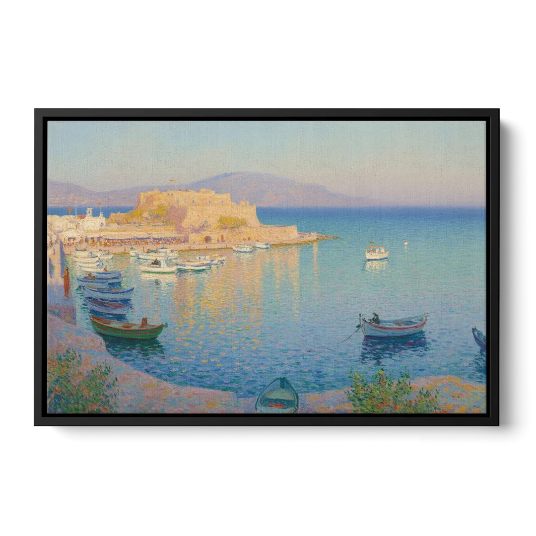 Koules Fortress Front - Black Canvas Wall Art