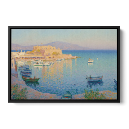 Koules Fortress Front - Black Canvas Wall Art