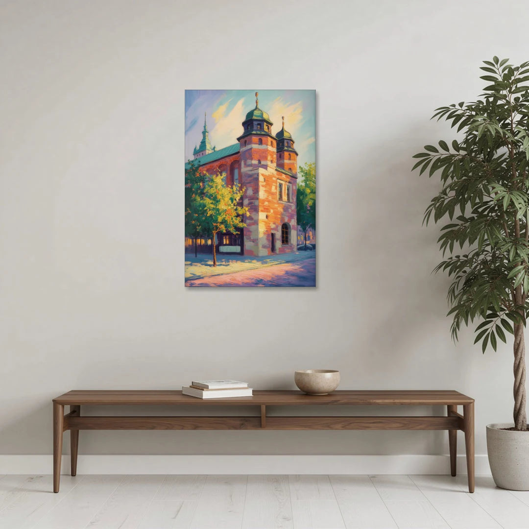 Krakow Barbican - Canvas Wall Art - Coffee Table - 24x36