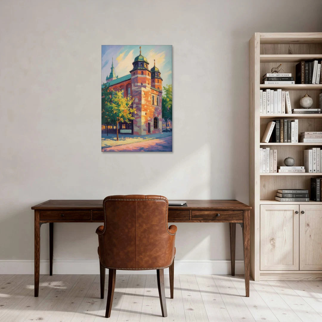 Krakow Barbican - Canvas Wall Art - Office - 24x36