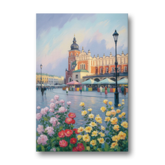 Krakow's Cloth Hall - Canvas Wall Art - Front