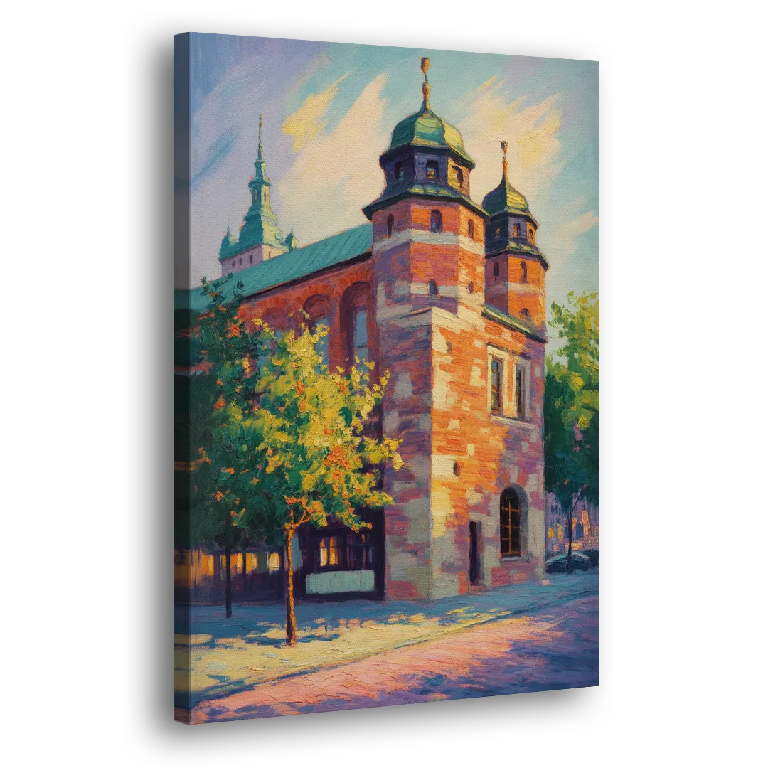 Krakow Barbican Side - Canvas Wall Art