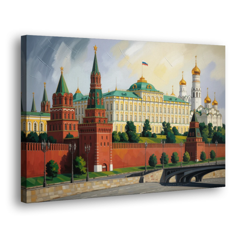 Kremlin Majesty - Canvas Wall Art - Side