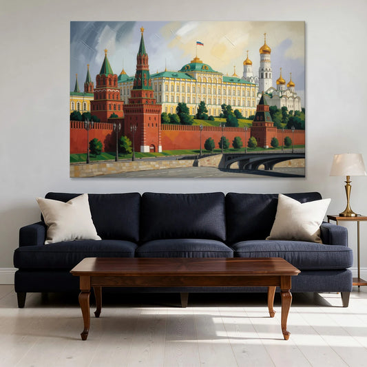 Kremlin Majesty - Canvas Wall Art - Sofa - 60x40