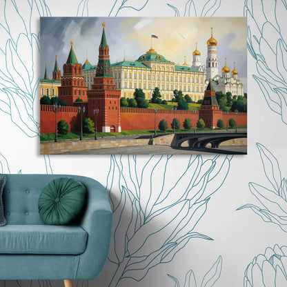 Kremlin Majesty Sitting Room - Canvas Wall Art