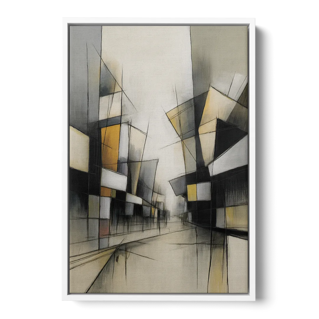 Kreuzberg Colors Front - White Canvas Wall Art