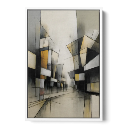 Kreuzberg Colors Front - White Canvas Wall Art