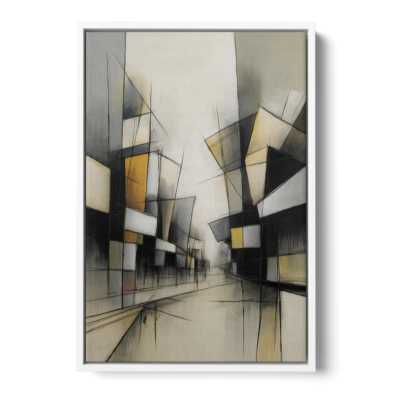 Kreuzberg Colors Front - White Canvas Wall Art