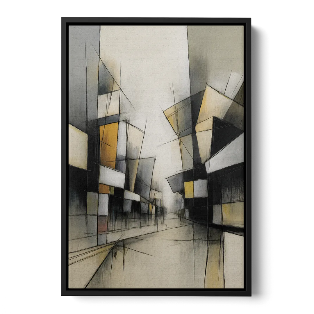 Kreuzberg Colors Front - Black Canvas Wall Art