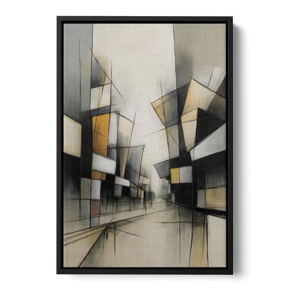 Kreuzberg Colors Front - Black Canvas Wall Art