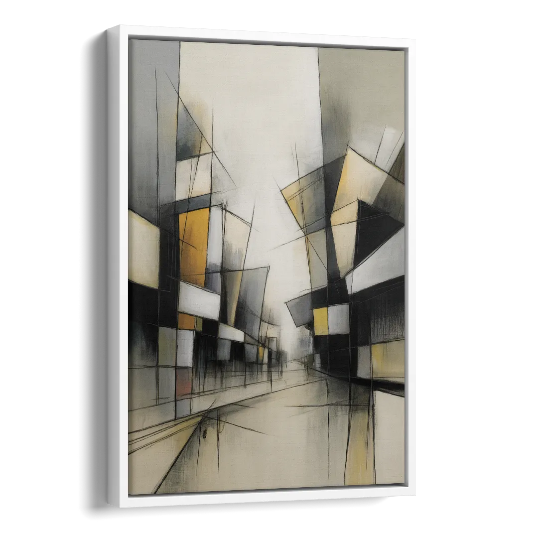 Kreuzberg Colors Side - White Canvas Wall Art