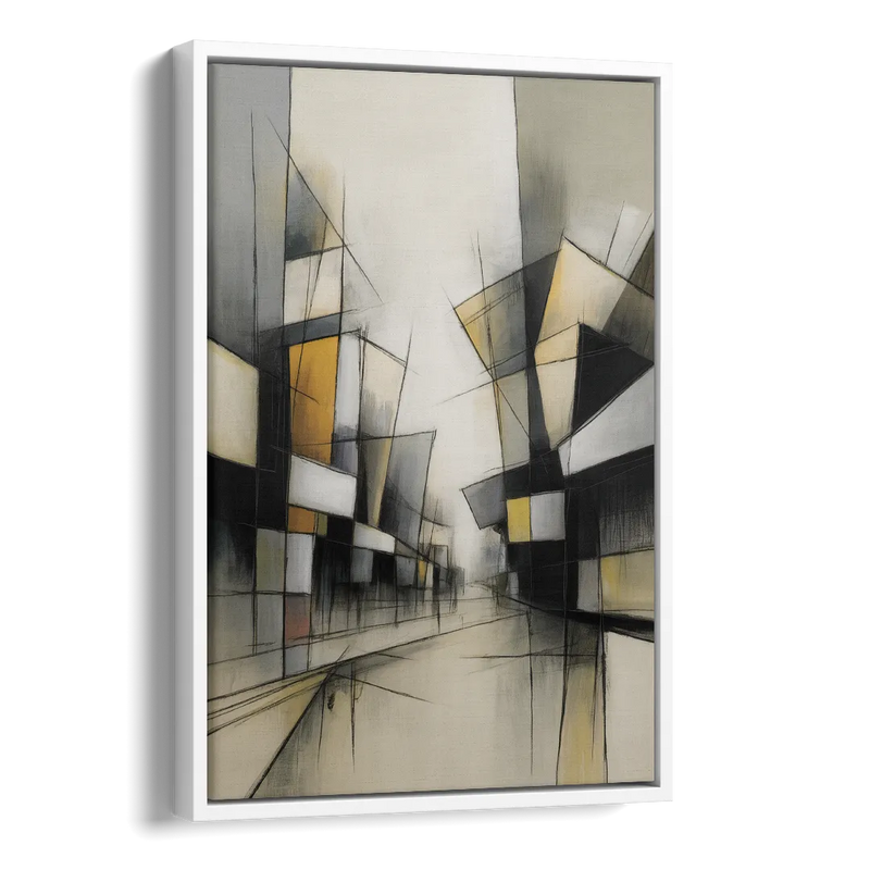 Kreuzberg Colors Side - White Canvas Wall Art