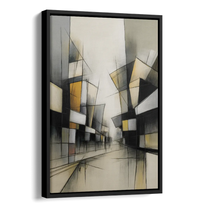 Kreuzberg Colors Side - Black Canvas Wall Art