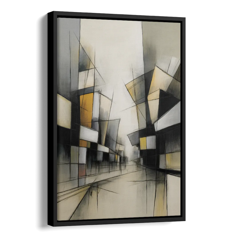 Kreuzberg Colors Side - Black Canvas Wall Art