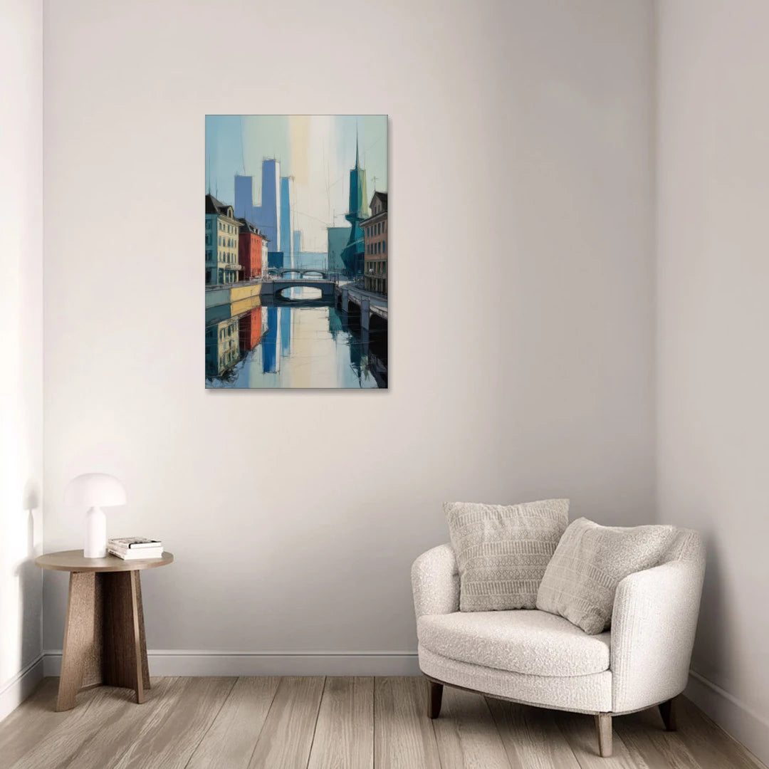 Kunsthaus Zurich Beauty - Canvas Wall Art - Sofa - 24x36