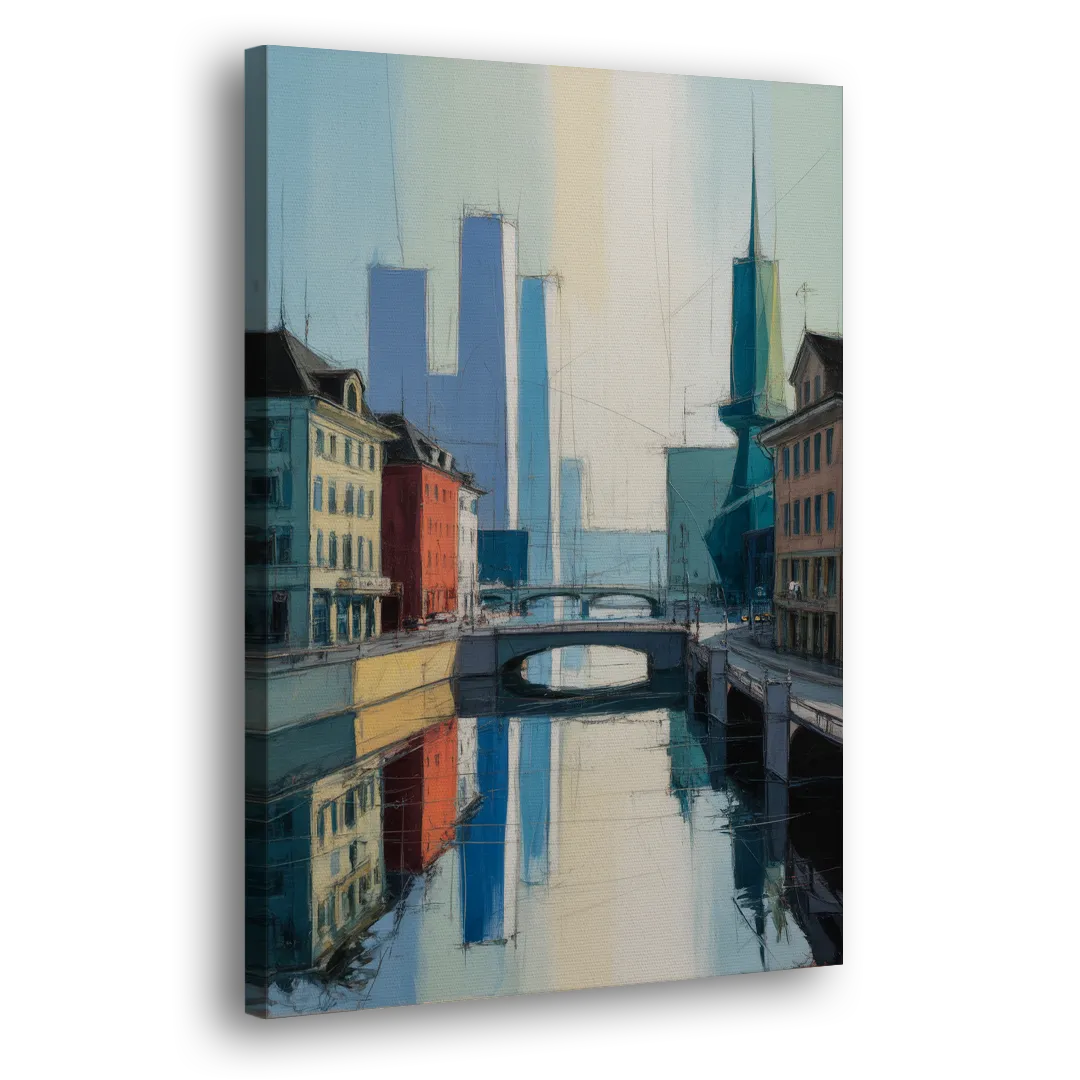 Kunsthaus Zurich Beauty Side - Canvas Wall Art