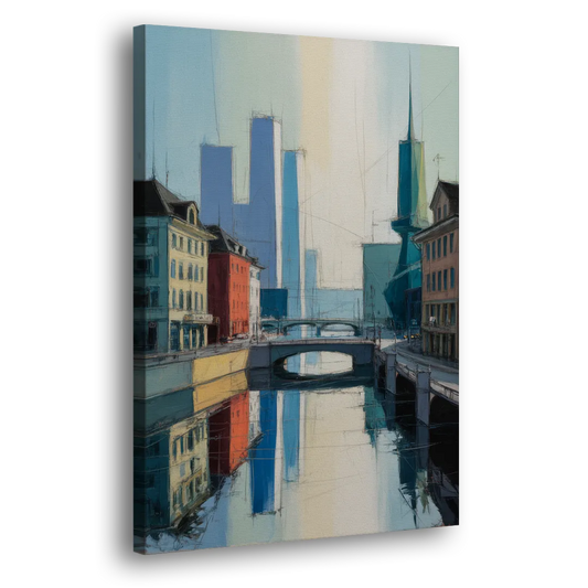 Kunsthaus Zurich Beauty Side - Canvas Wall Art