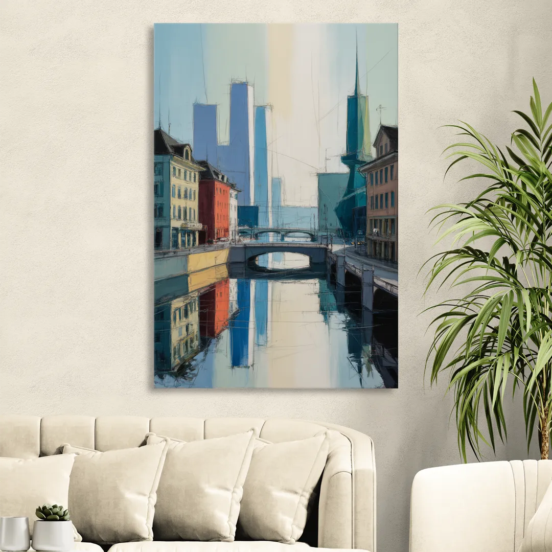 Kunsthaus Zurich Beauty Sitting Room - Canvas Wall Art