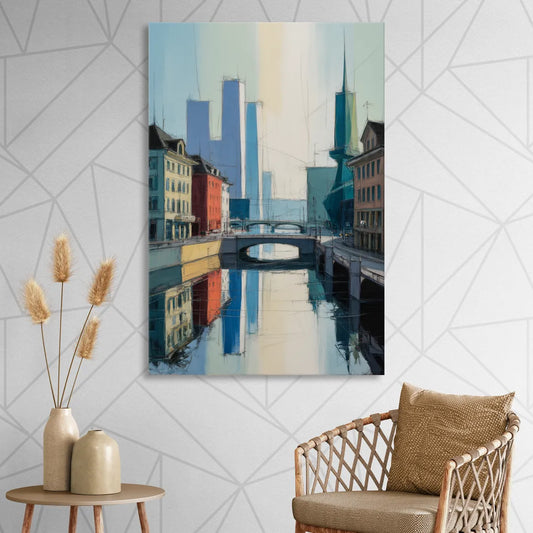 Kunsthaus Zurich Beauty Living Room - Canvas Wall Art