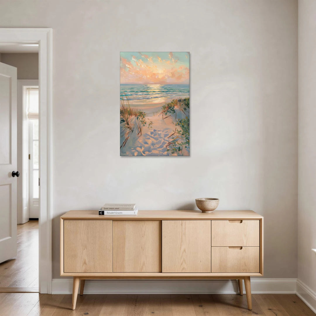 La Jolla Beachfront Serenity - Canvas Wall Art - Coffee Table - 24x36