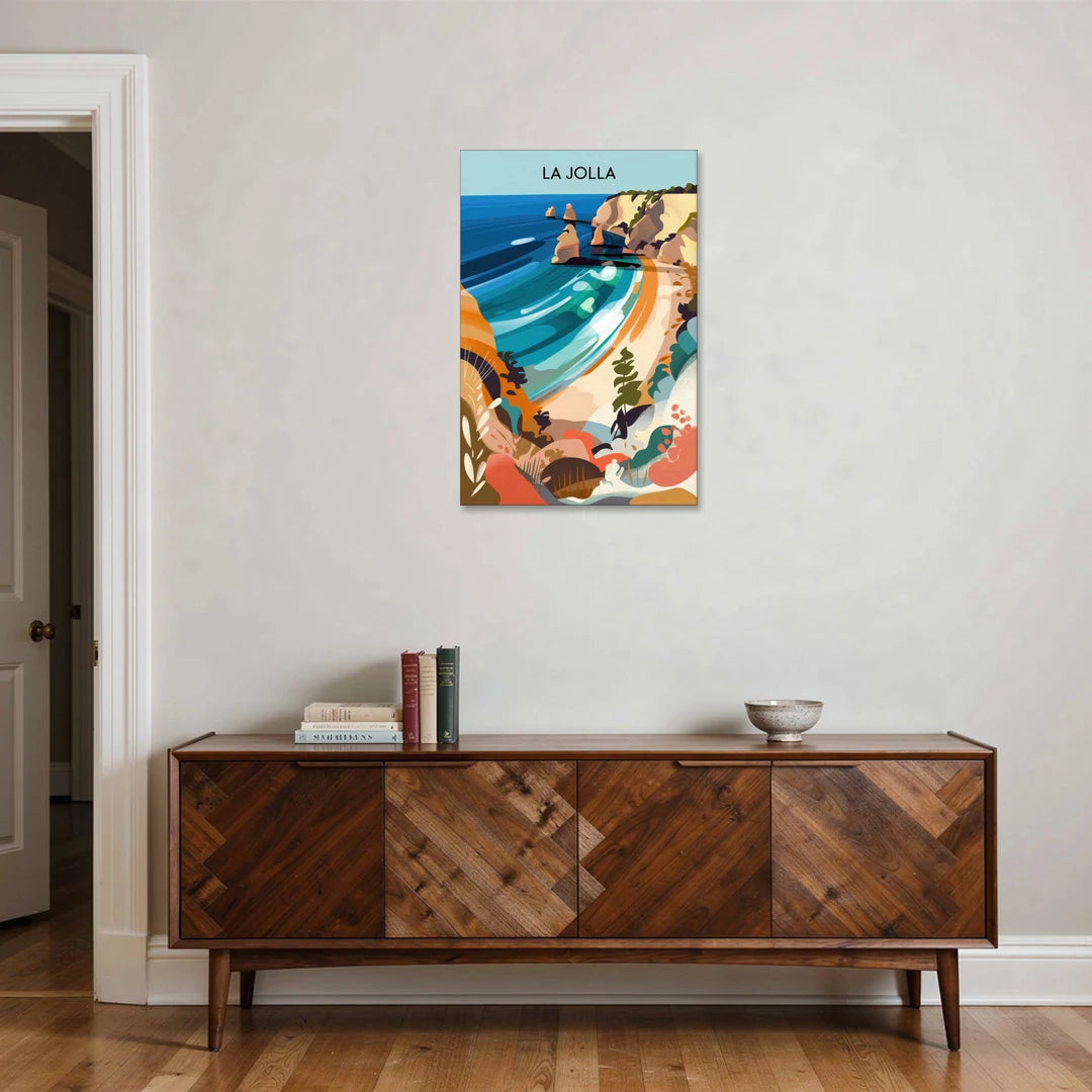 La Jolla Coastal Vibes - Canvas Wall Art - Coffee Table - 24x36