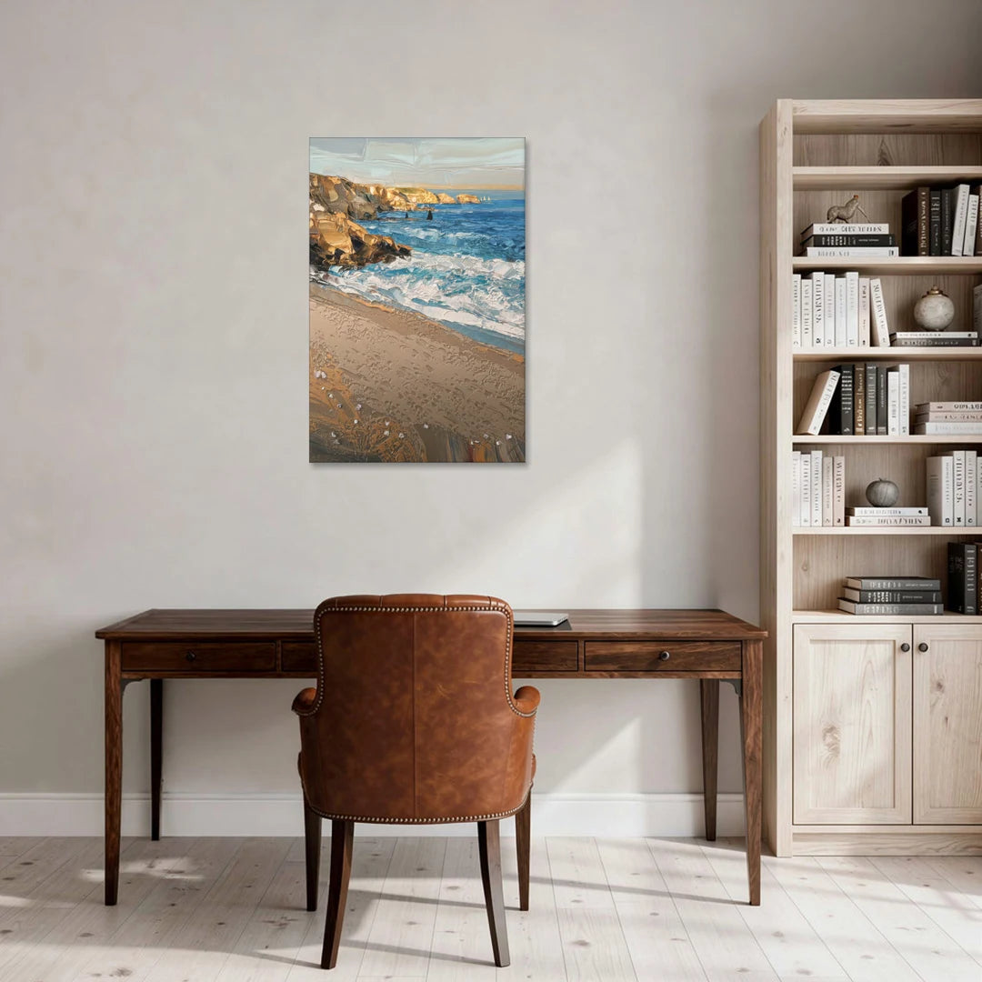 La Jolla Golden Coast - Canvas Wall Art - Office - 24x36