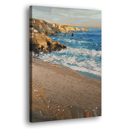La Jolla Golden Coast Side - Canvas Wall Art