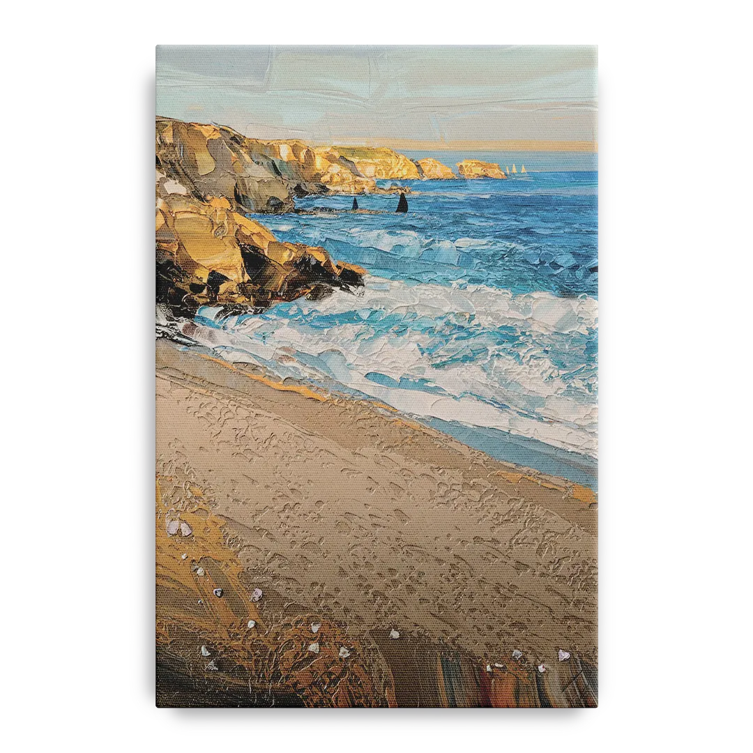La Jolla Golden Coast Front - Canvas Wall Art