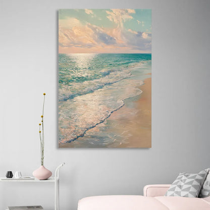 La Jolla Ocean Breeze Sitting Room - Canvas Wall Art