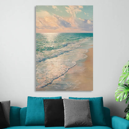 La Jolla Ocean Breeze Living Room - Canvas Wall Art