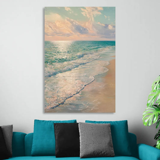 La Jolla Ocean Breeze Living Room - Canvas Wall Art