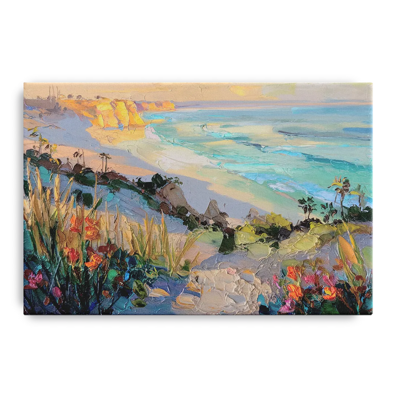 La Jolla Pacific Blues Front - Canvas Wall Art