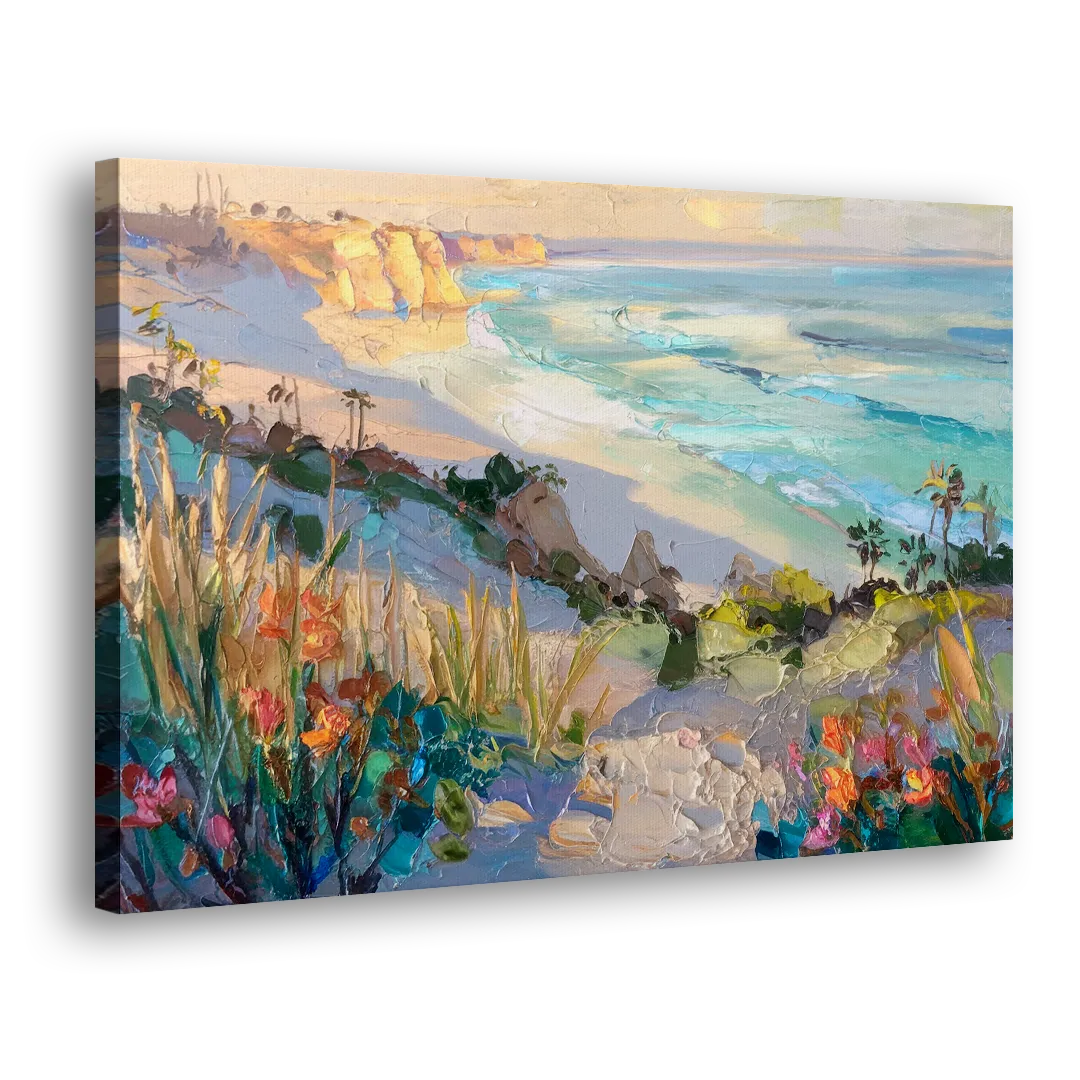 La Jolla Pacific Blues Side - Canvas Wall Art