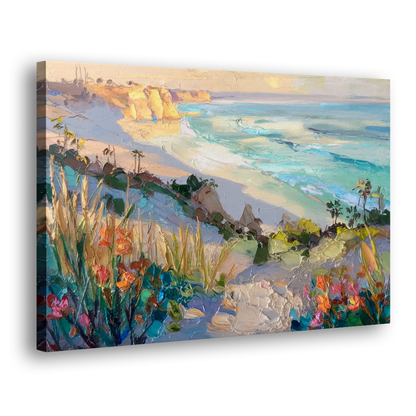 La Jolla Pacific Blues Side - Canvas Wall Art