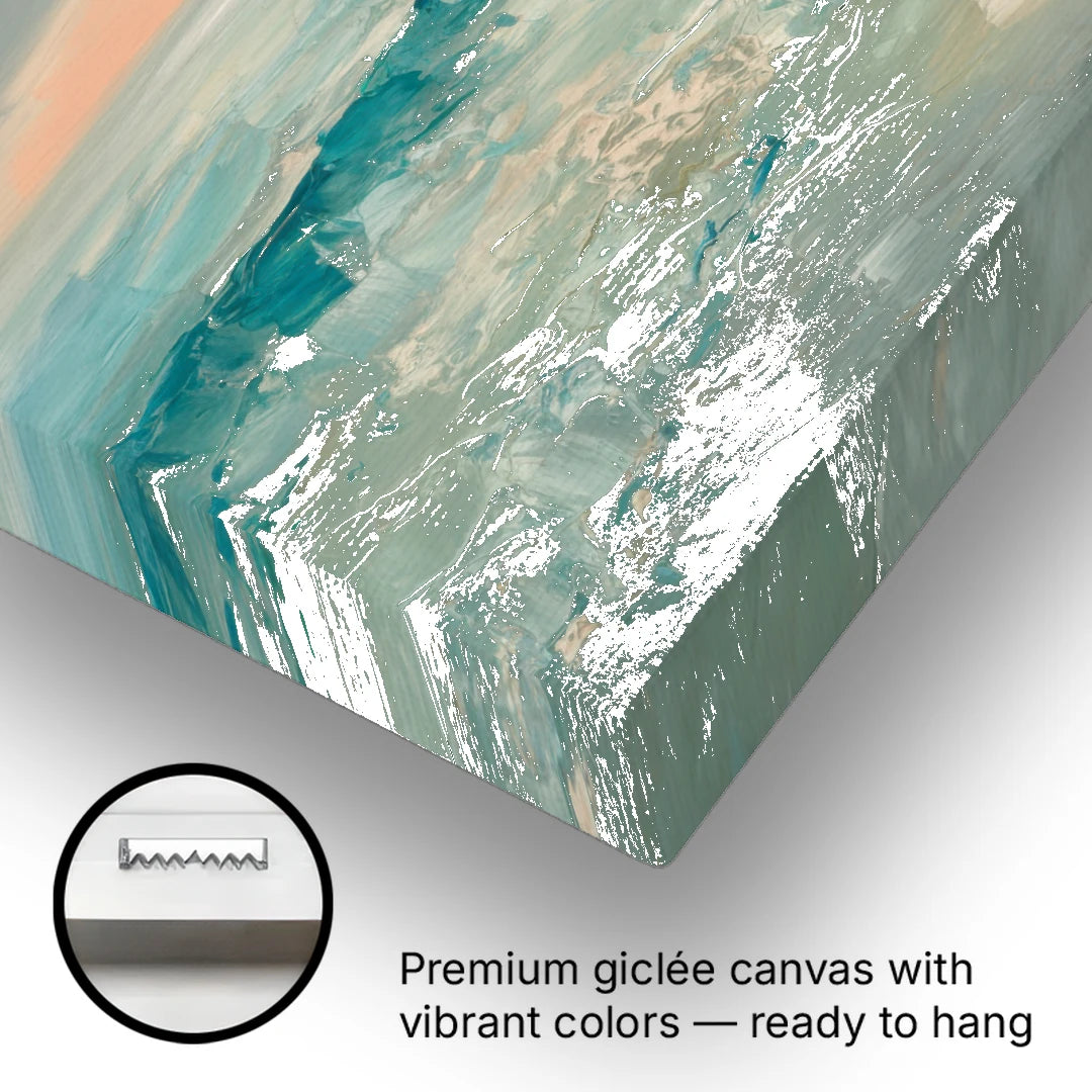 La Jolla Seaside Charm - Canvas Wall Art - Gallery Wrap Corner