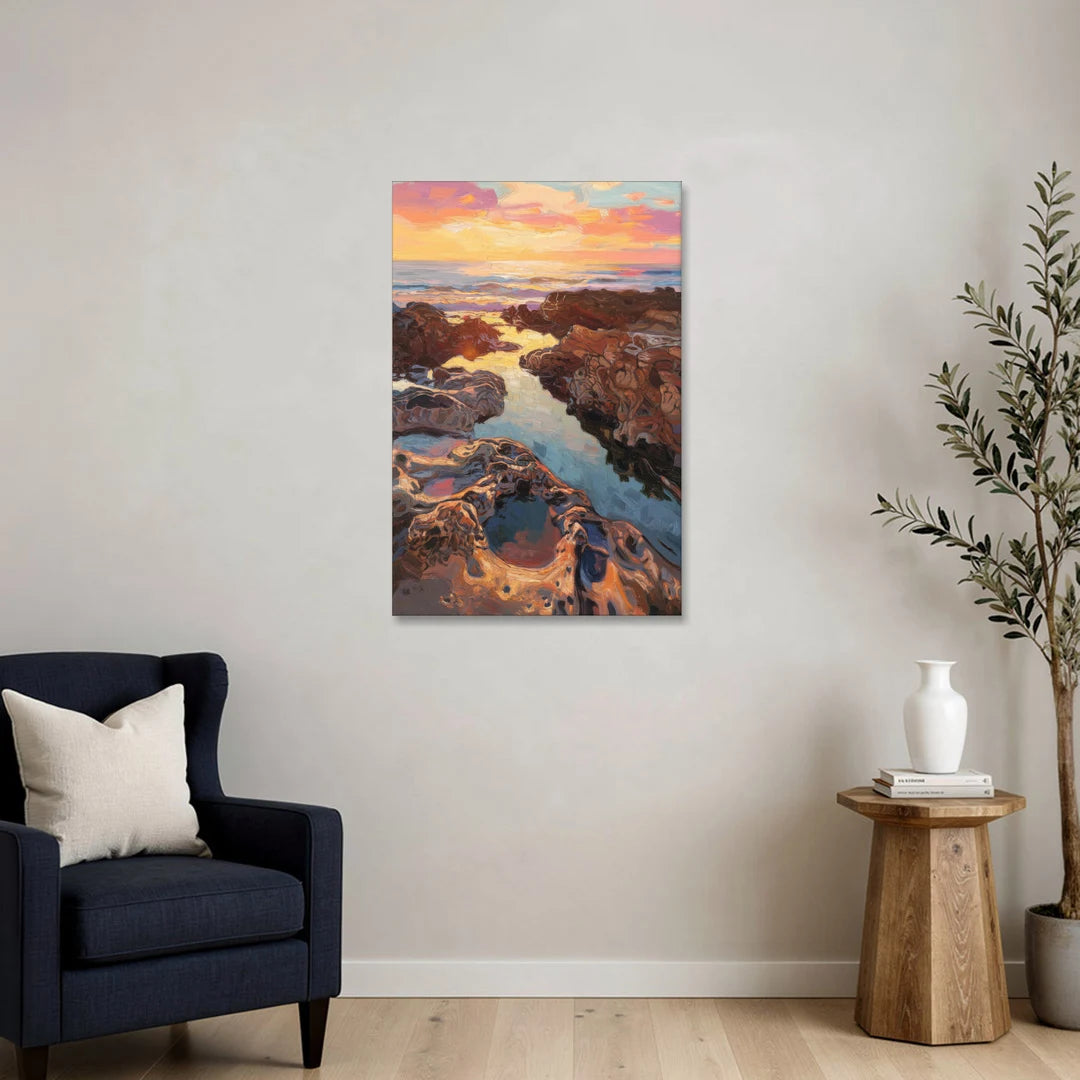 La Jolla Tidepools - Canvas Wall Art - Sofa - 24x36